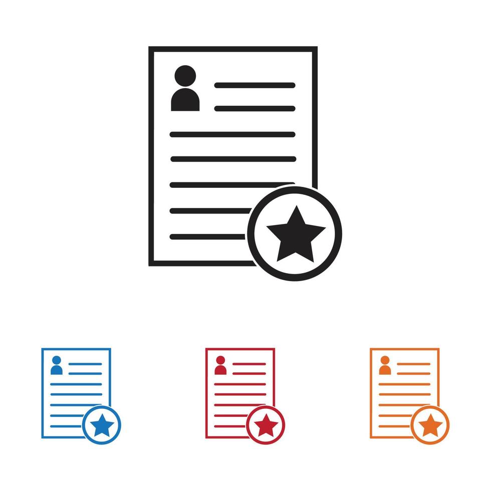 document vector icon