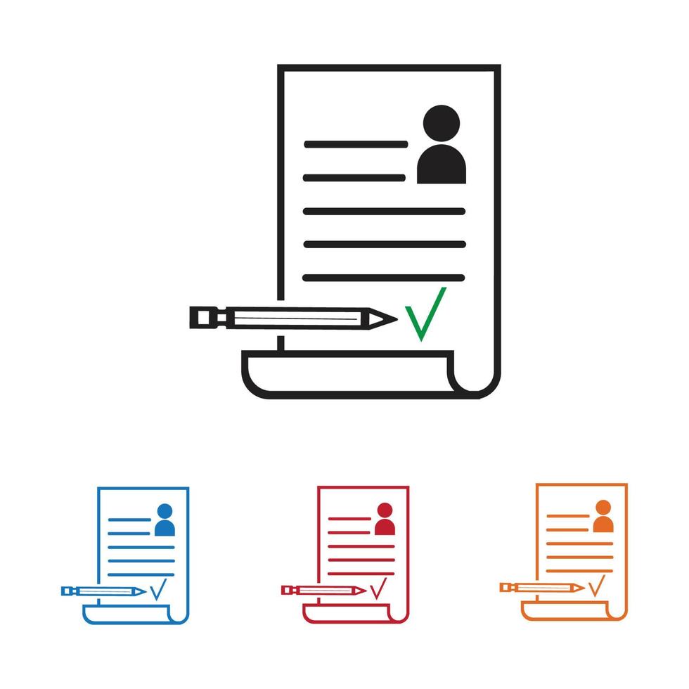 document vector icon