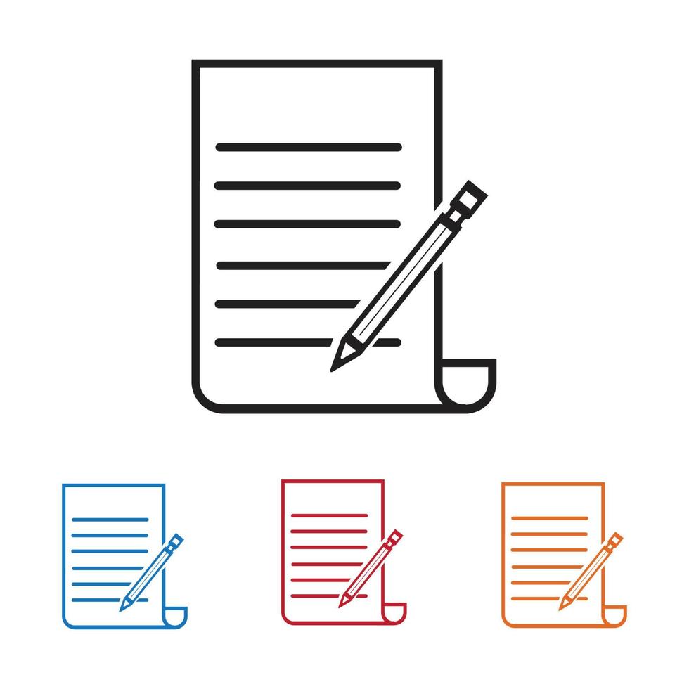 document vector icon