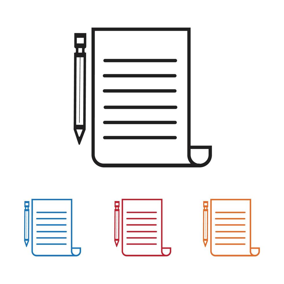 document vector icon