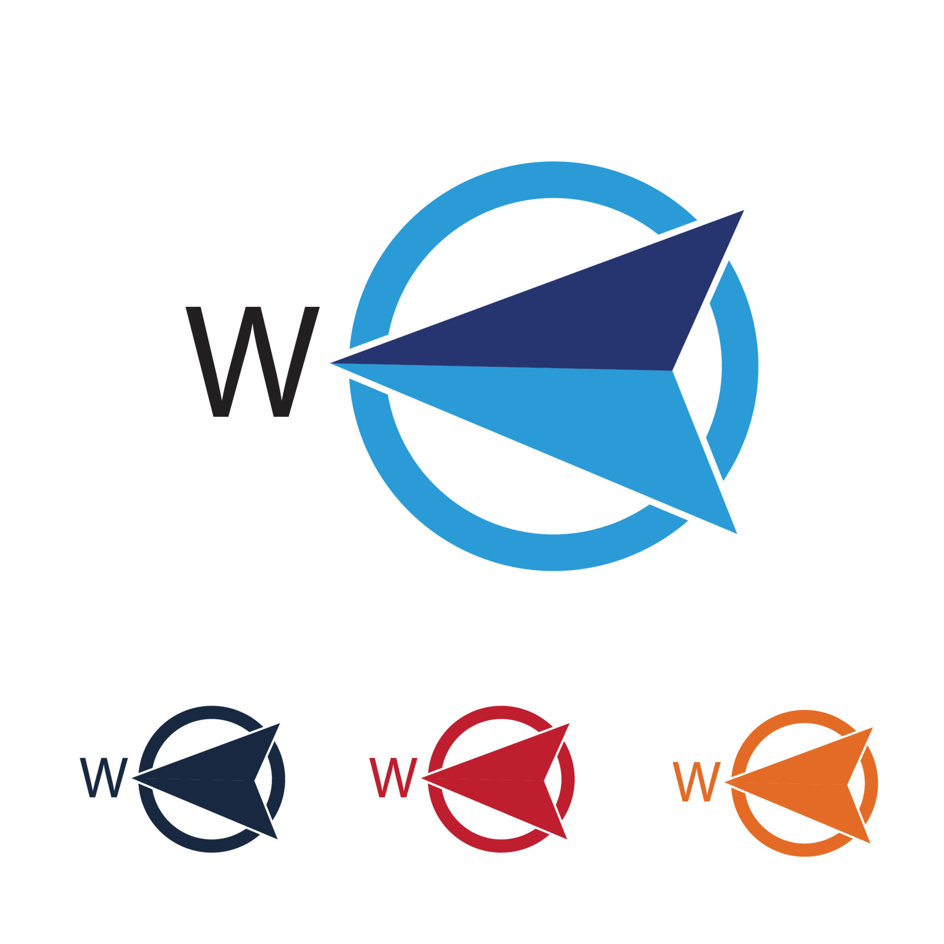 set of compass logo 5977153 Vector Art at Vecteezy