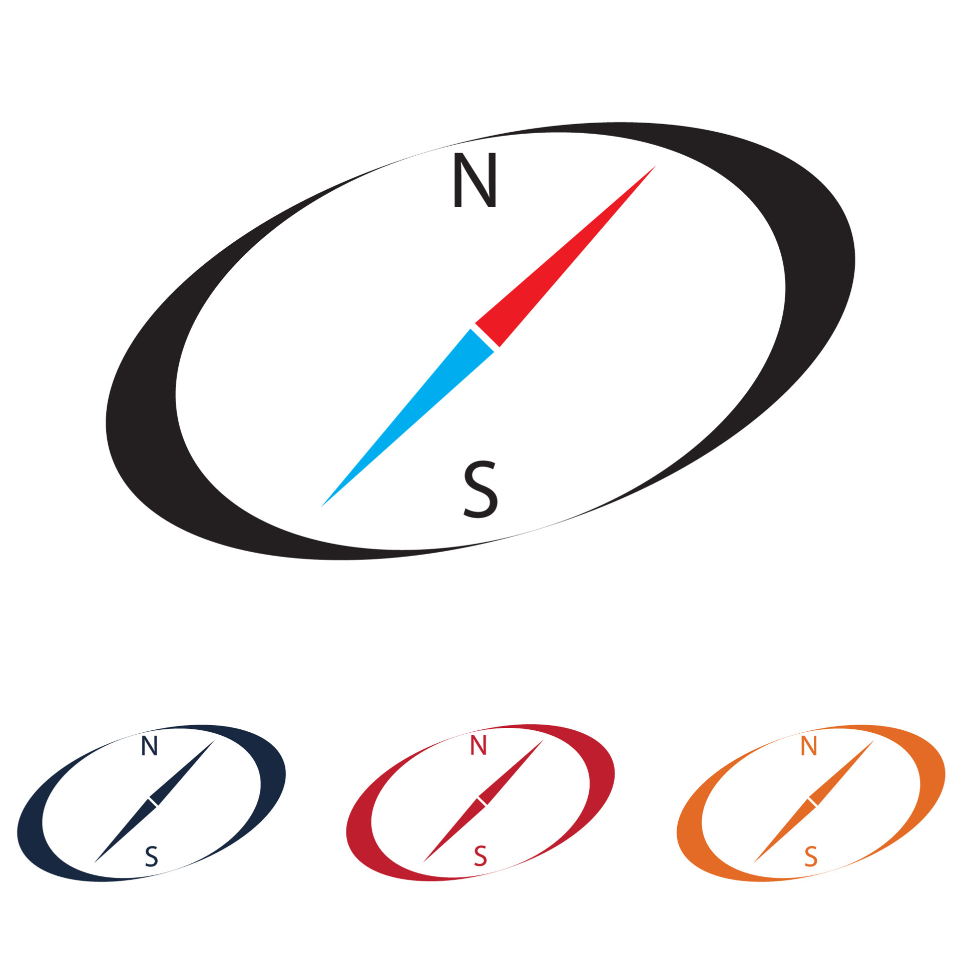 set of compass logo 5977159 Vector Art at Vecteezy