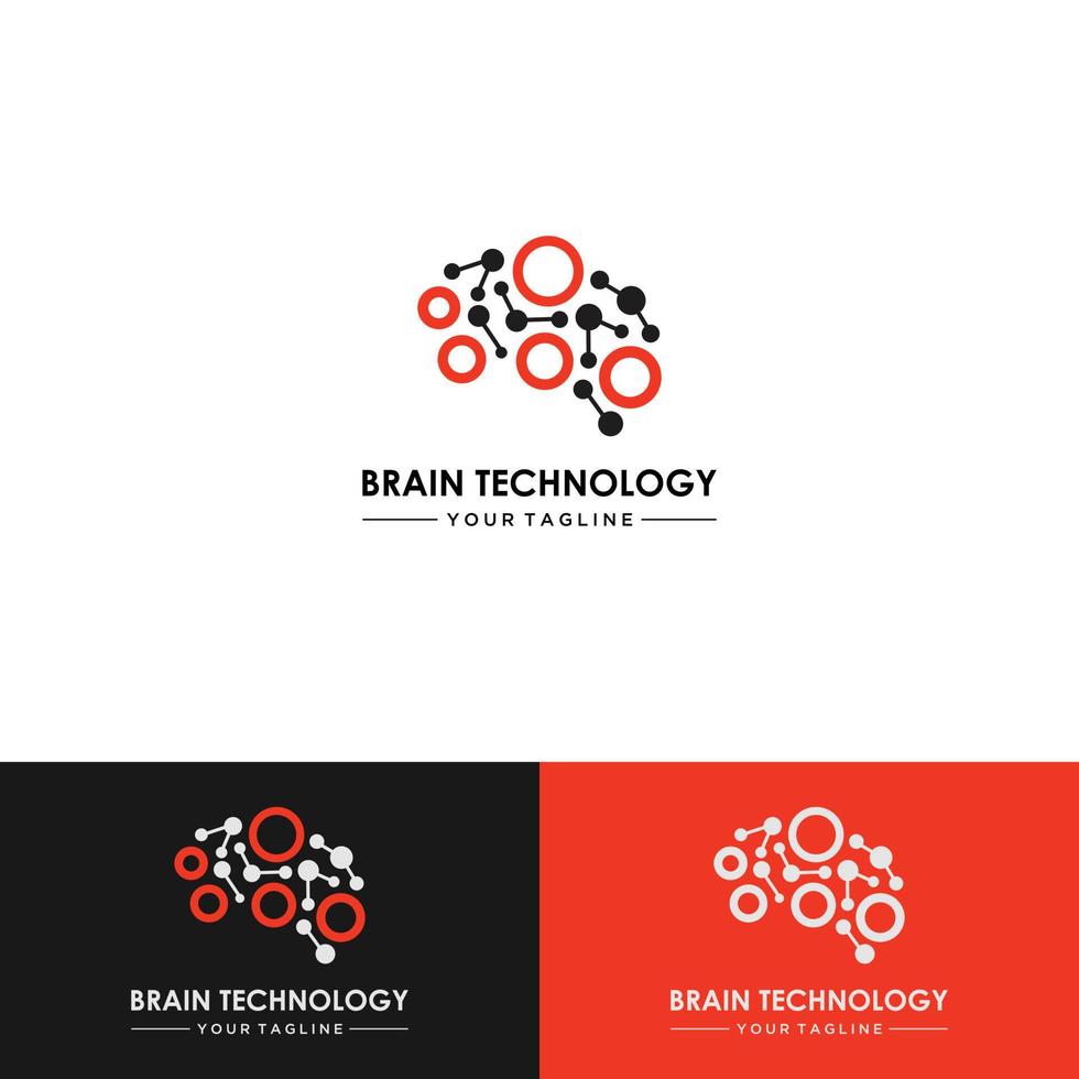 Brain logo creative brain logo colour brain vector