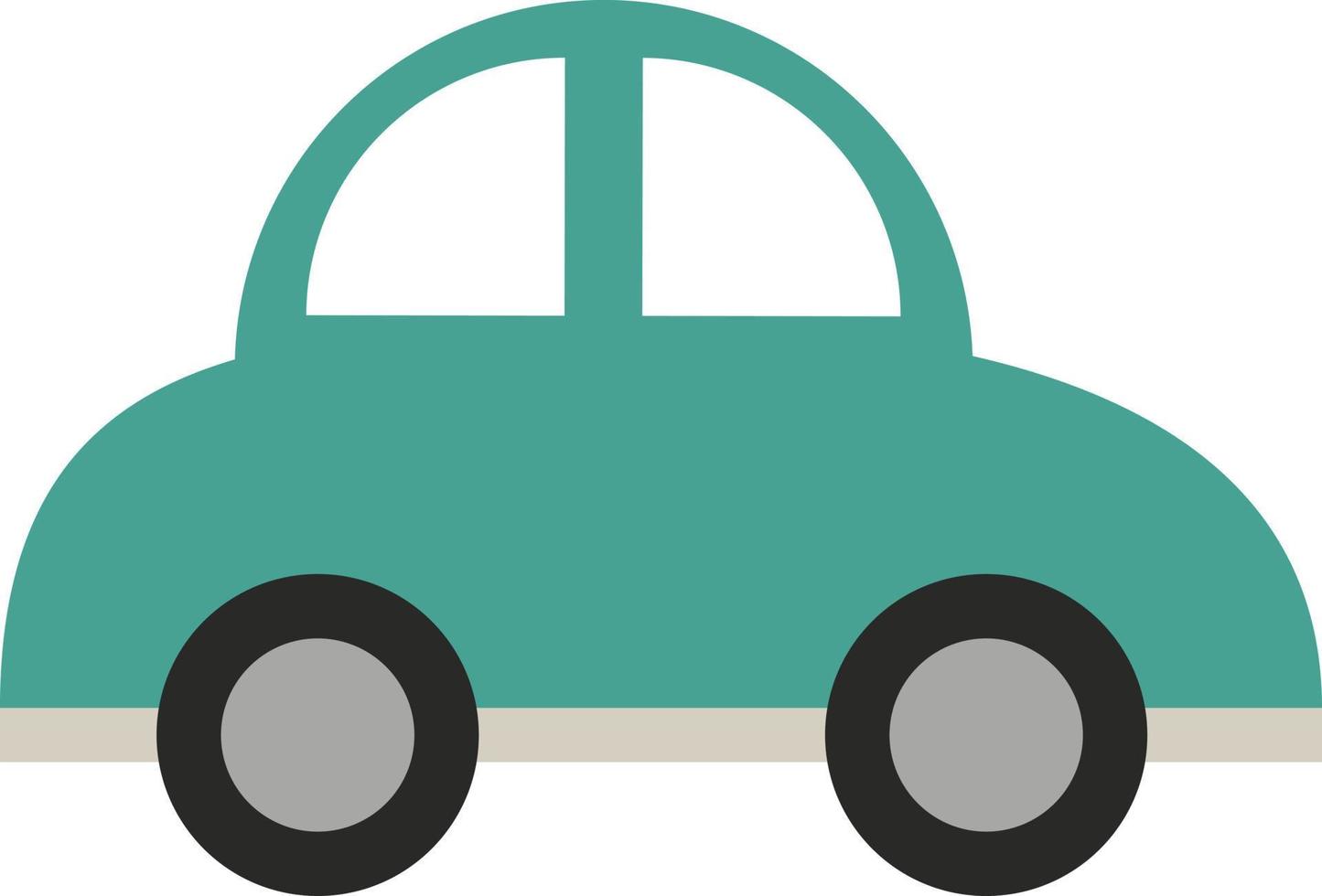 Green Car Icon Element, Vector material design.