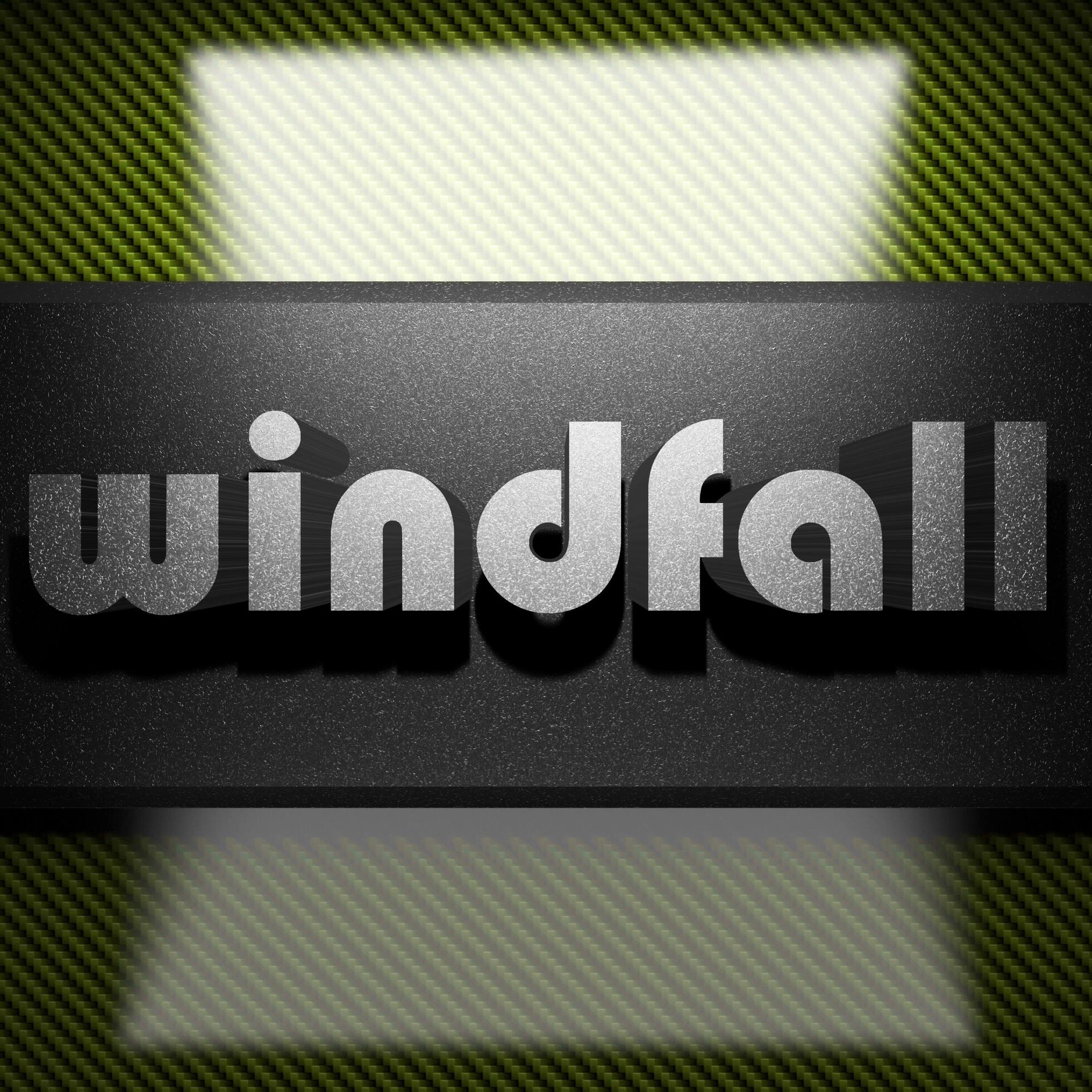 windfall word of iron on carbon 5983676 Stock Photo at Vecteezy