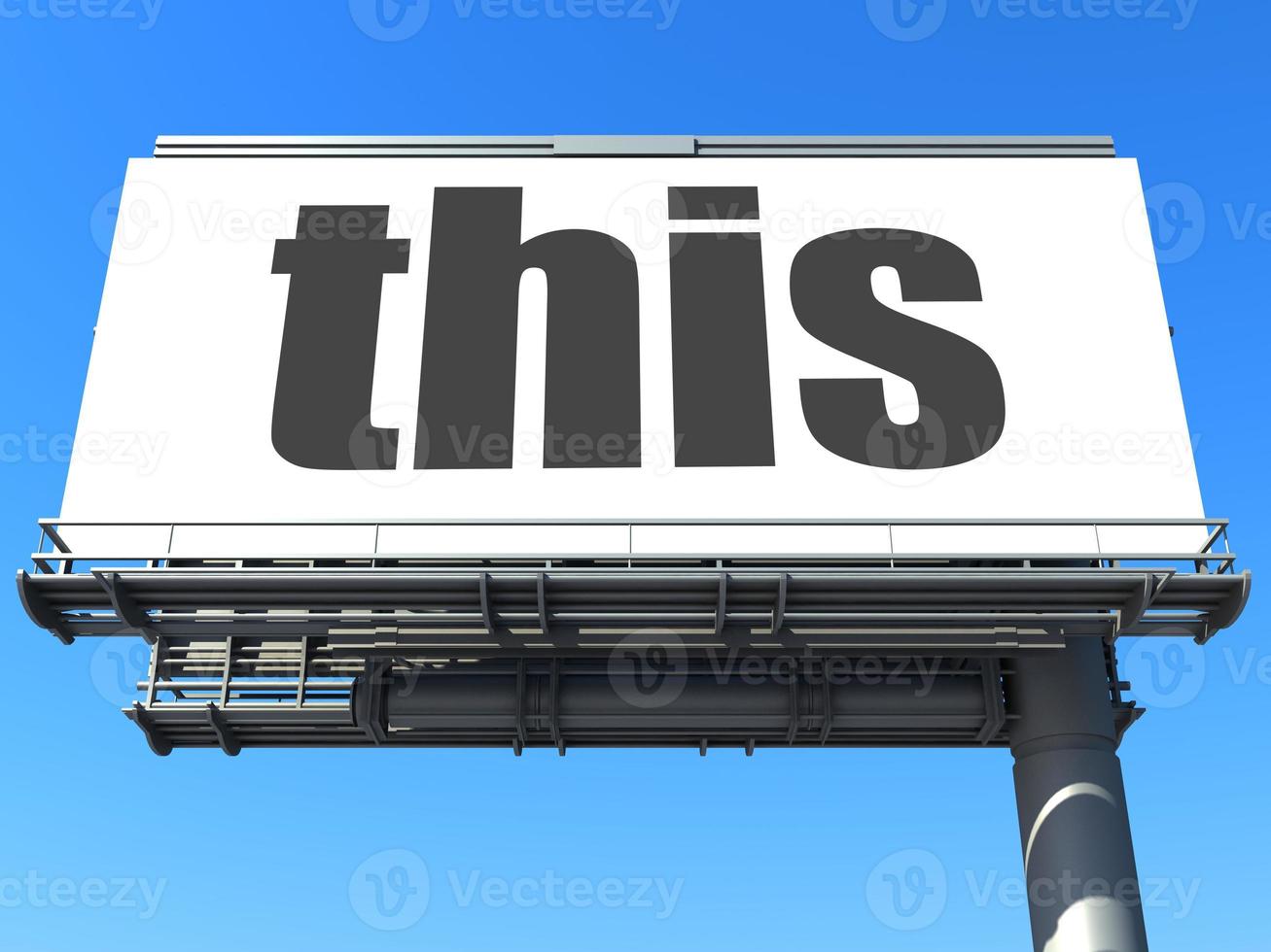word on billboard photo