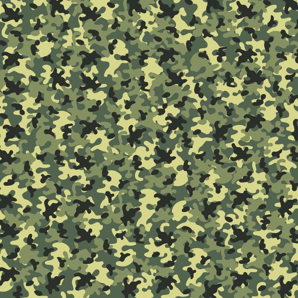 fondo de camuflaje vectorial, fondo en tonos verdes vector