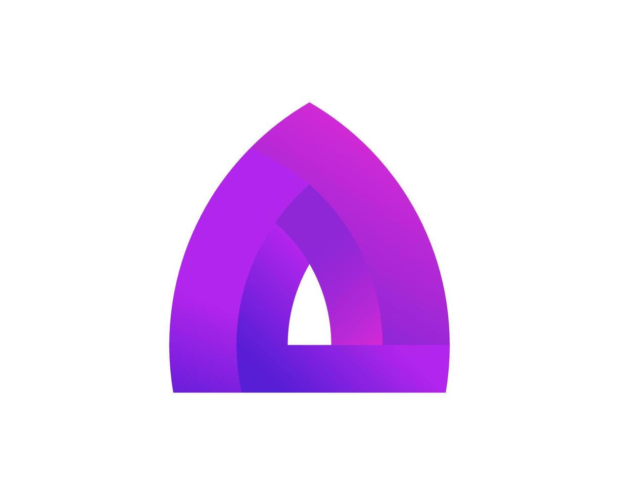 letter a logo design vector