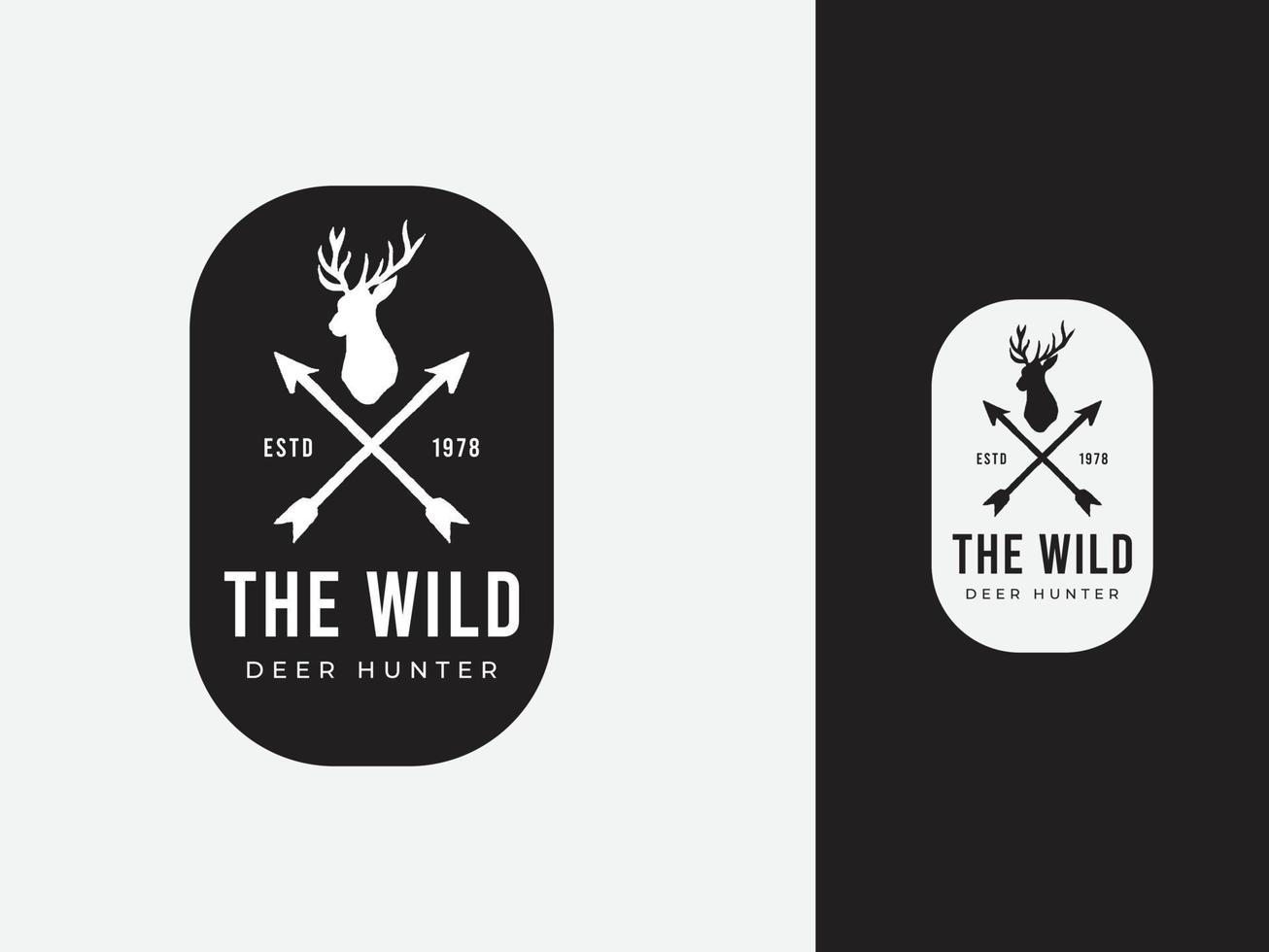 adventure logo design concept. The wild exploring vector