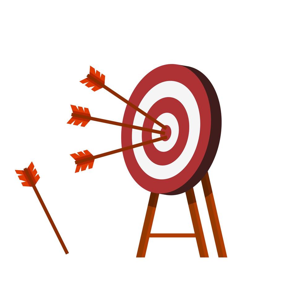 Target for arrows. vector