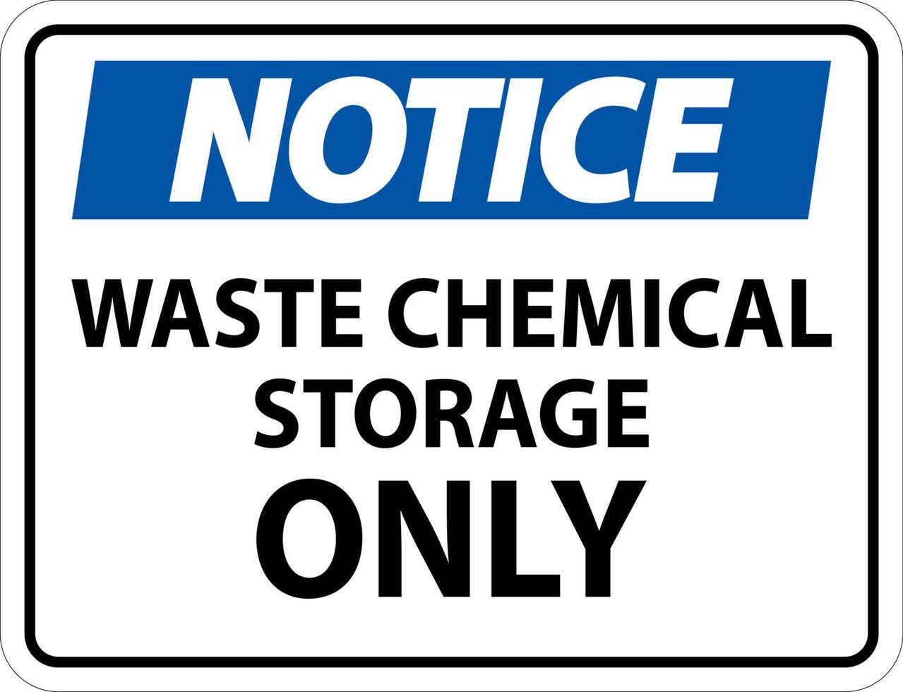 Waste Chemical Storage Only On White Background vector