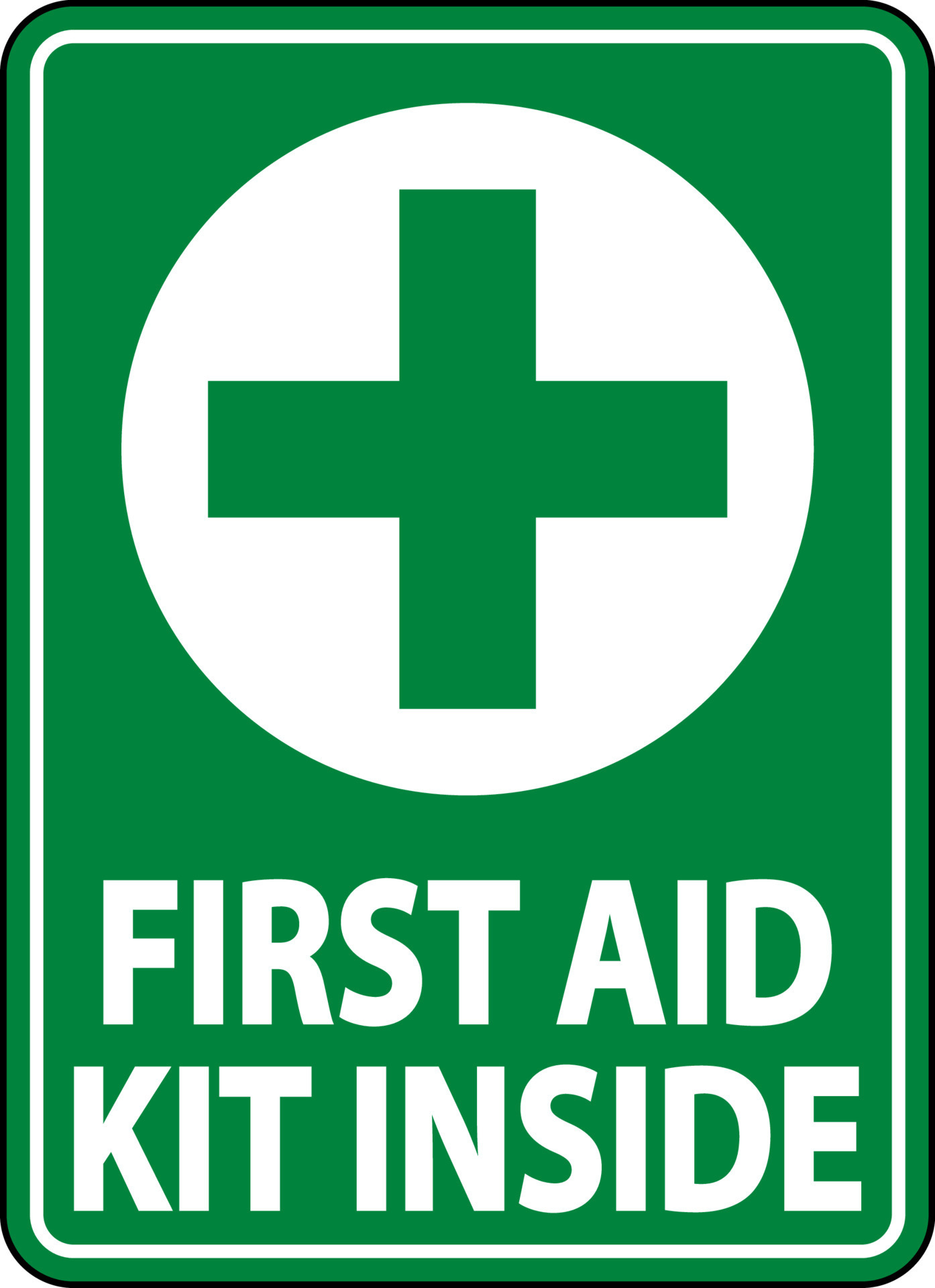 first-aid-kit-inside-sign-label-sign-on-white-background-5993092-vector