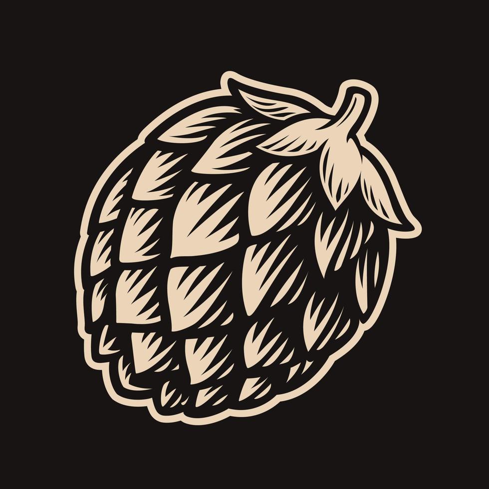 hops crop vector