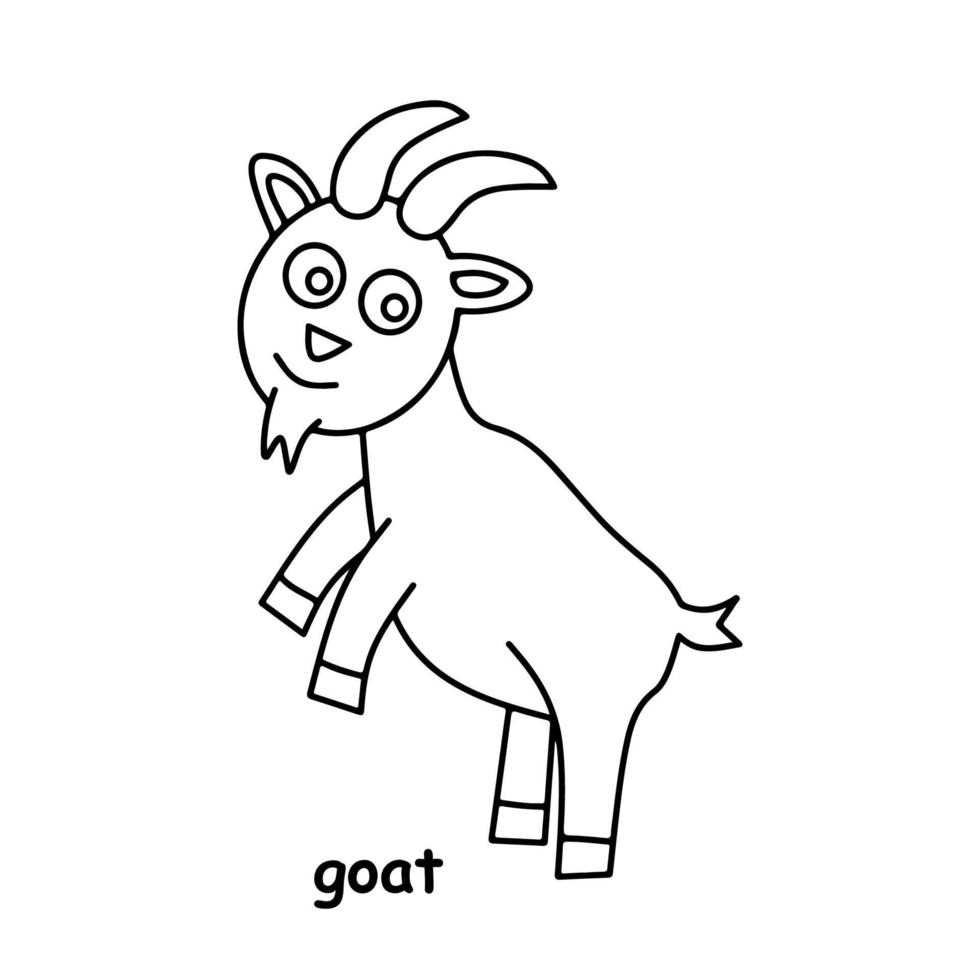 goat line drawing 5994030 Vector Art at Vecteezy
