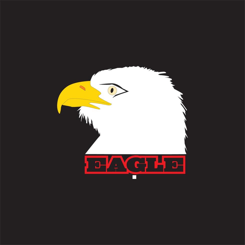 Eagle vector logo, Simple and elegant eagle logo