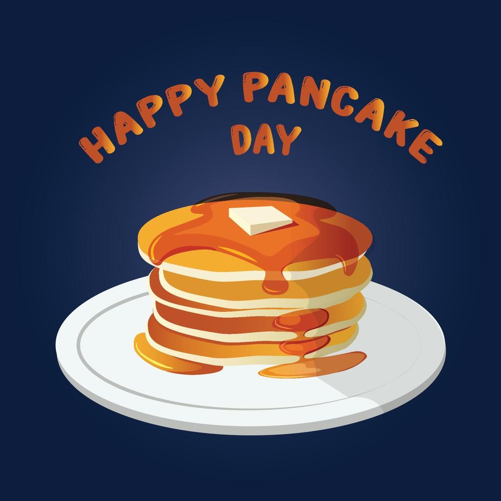 Pancake day vector