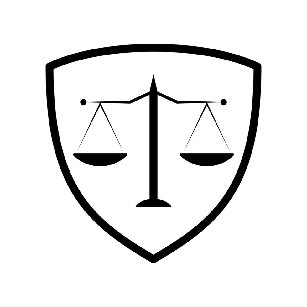 diseño de logotipo de bufete de abogados vector