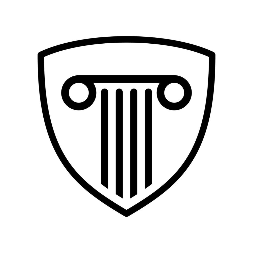 Law firm logo design vector