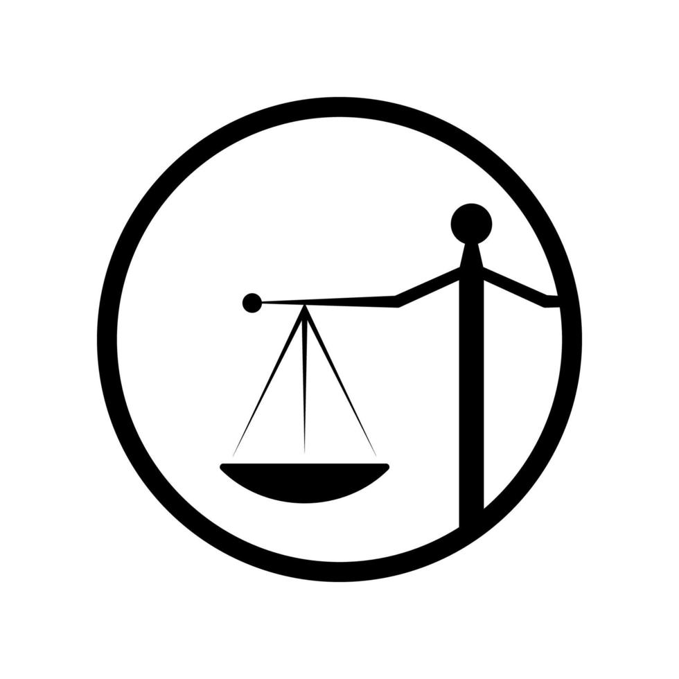 diseño de logotipo de bufete de abogados vector