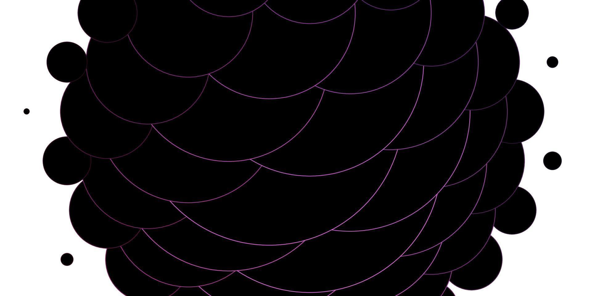 patrón de vector rosa claro con esferas.