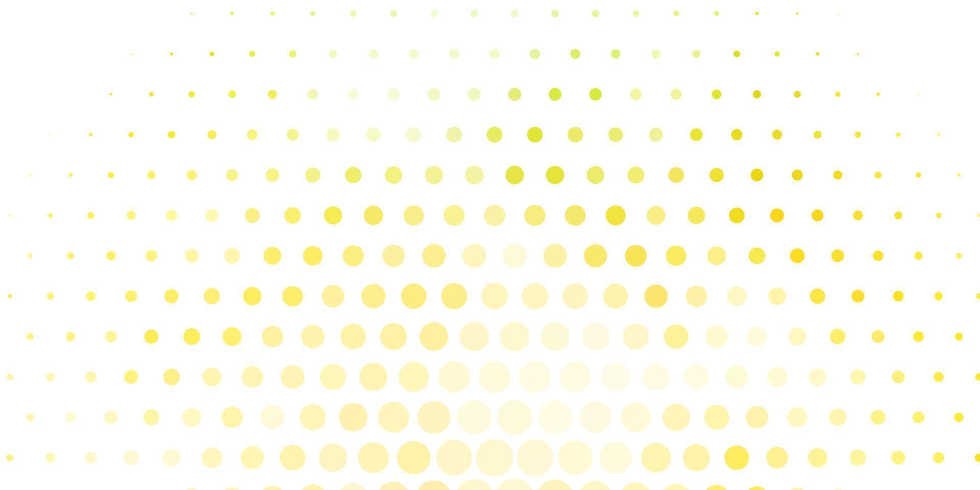 Light Green, Yellow vector background with spots.