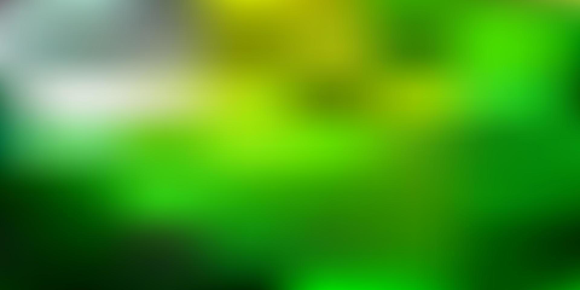 diseño de desenfoque degradado vector verde claro, amarillo.