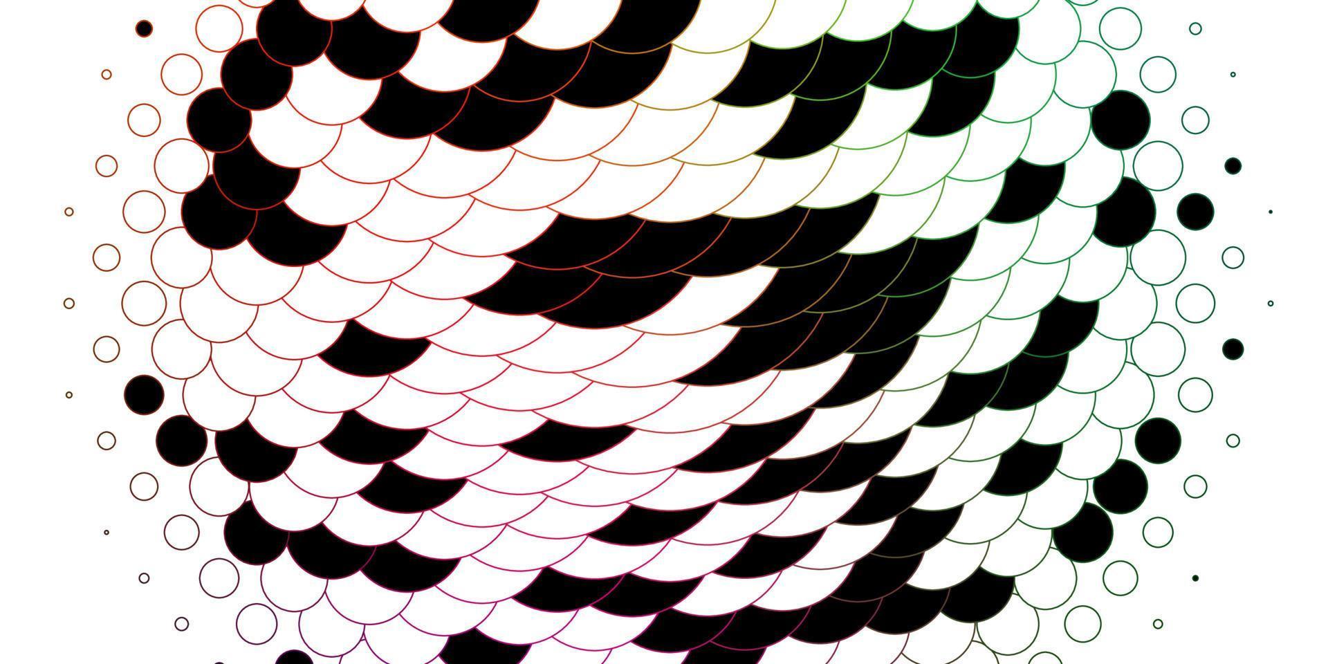 Light Multicolor vector pattern with spheres.