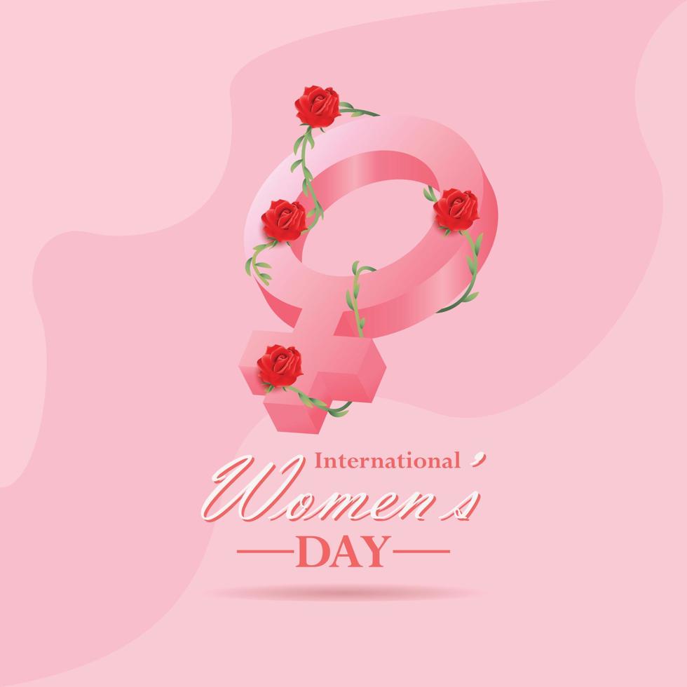 día Internacional de la Mujer vector