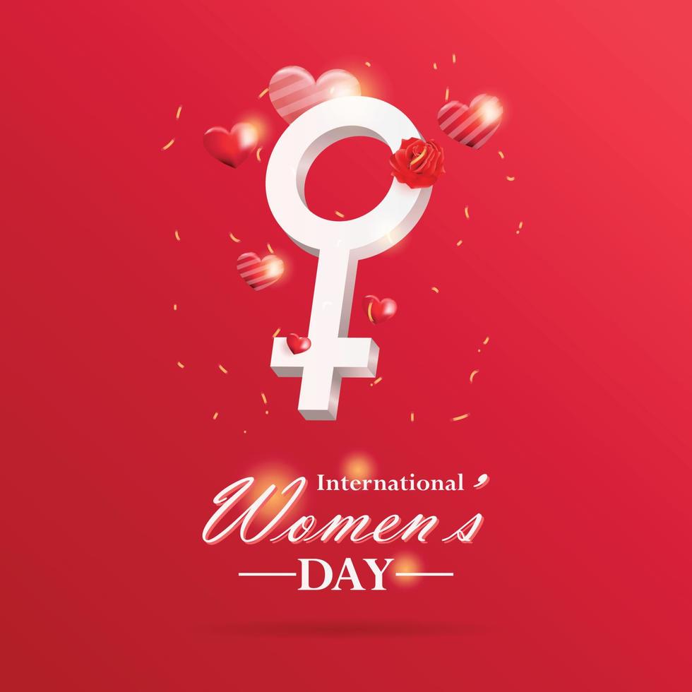 día Internacional de la Mujer vector