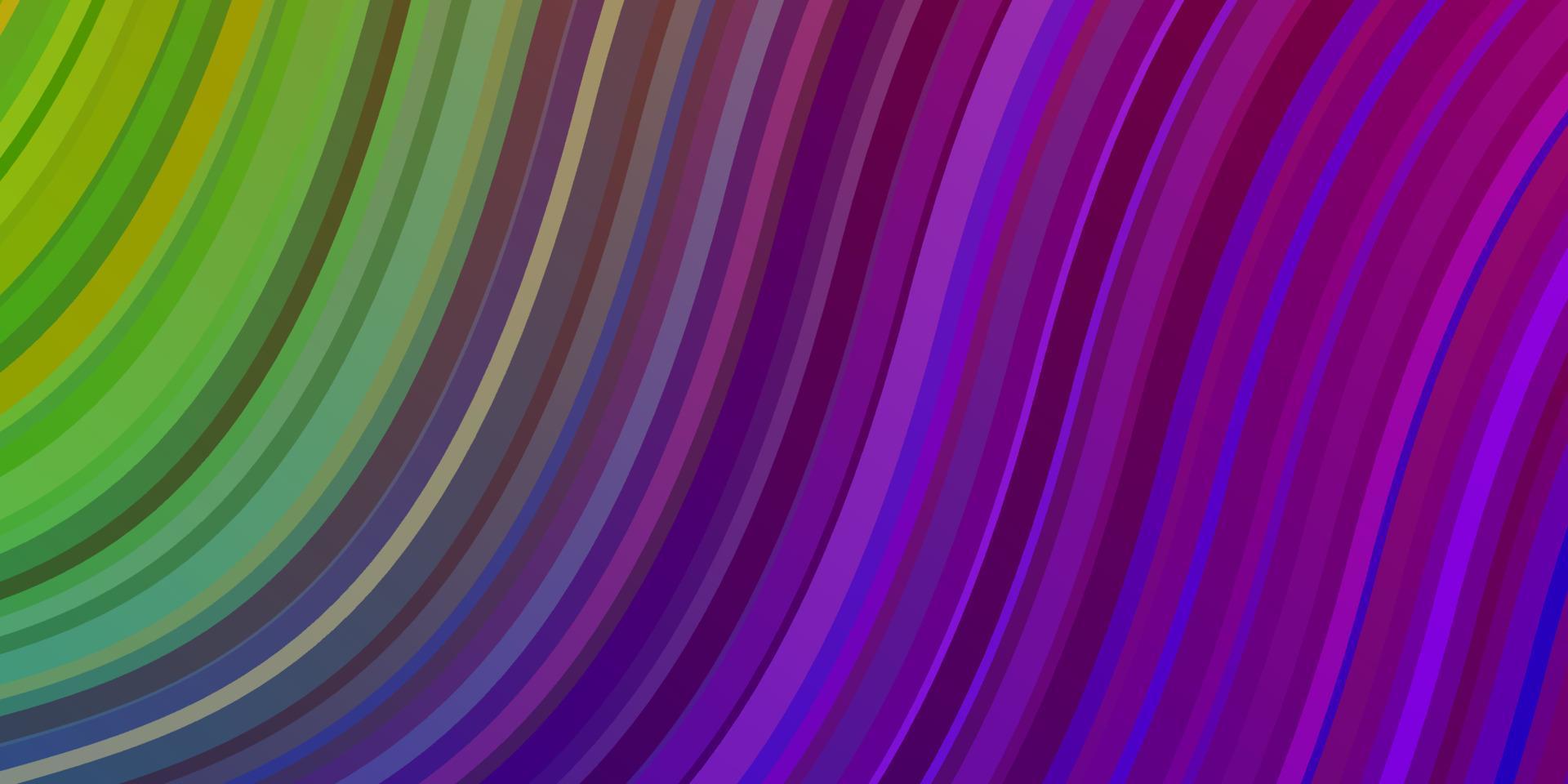 Dark Multicolor vector template with lines.