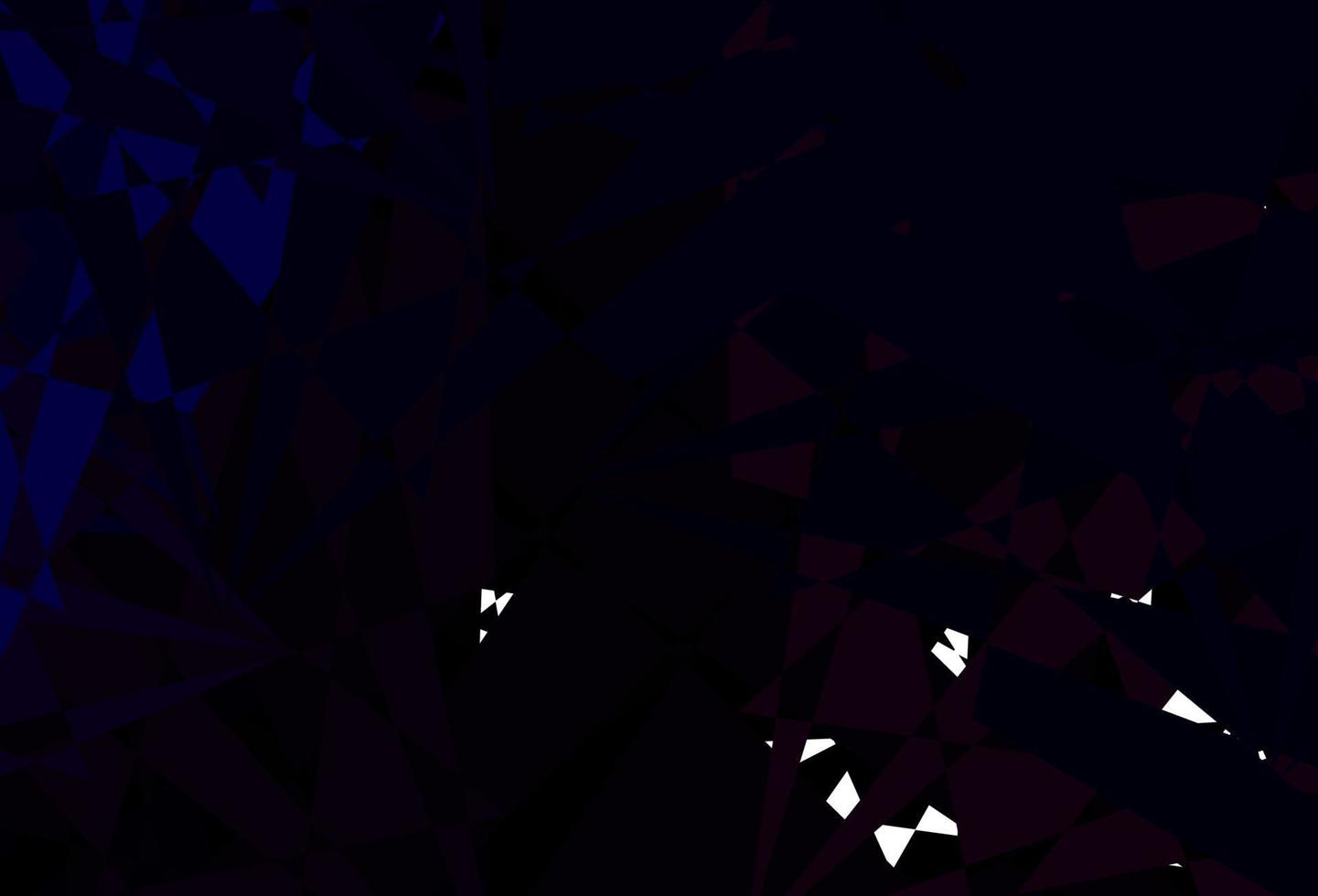 Dark Blue, Red vector backdrop with chaotic shapes.