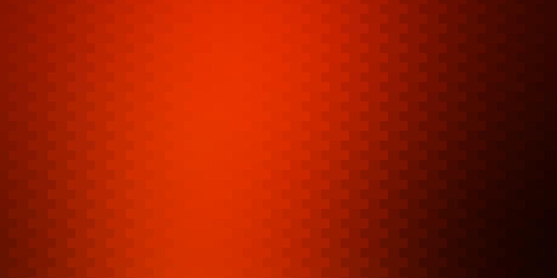 textura de vector naranja oscuro en estilo rectangular.
