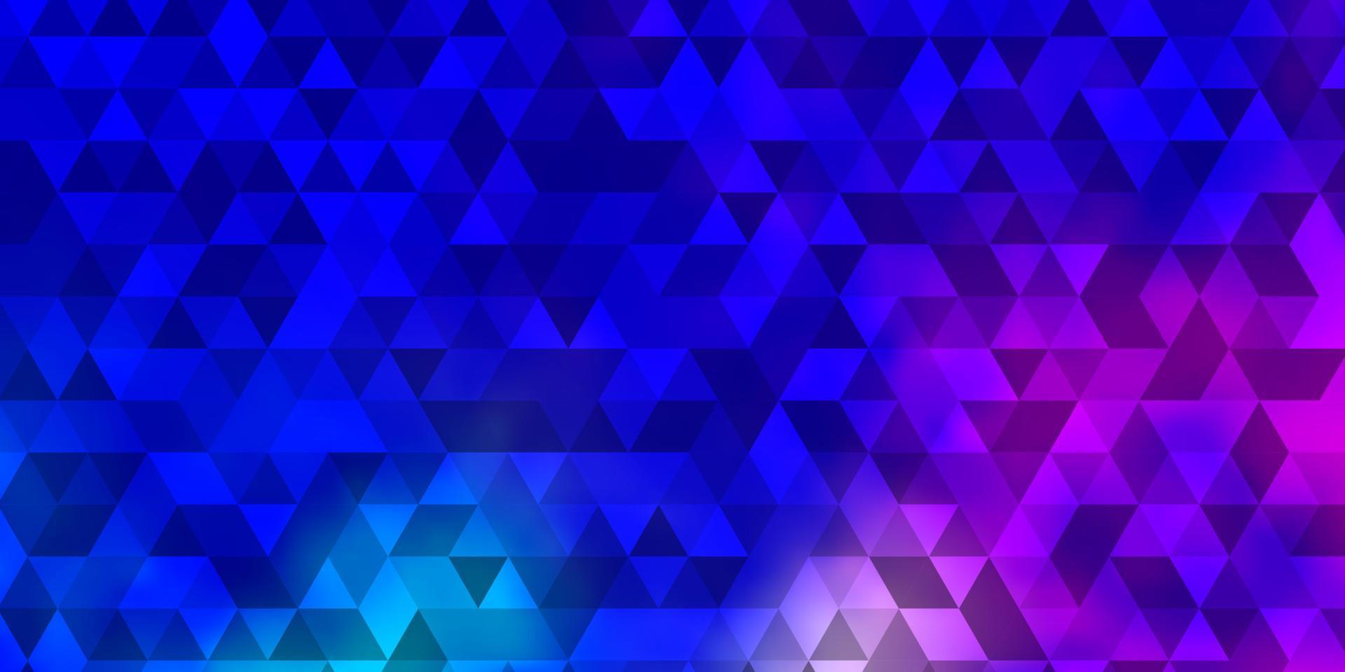 Light Pink, Blue vector background with polygonal style.