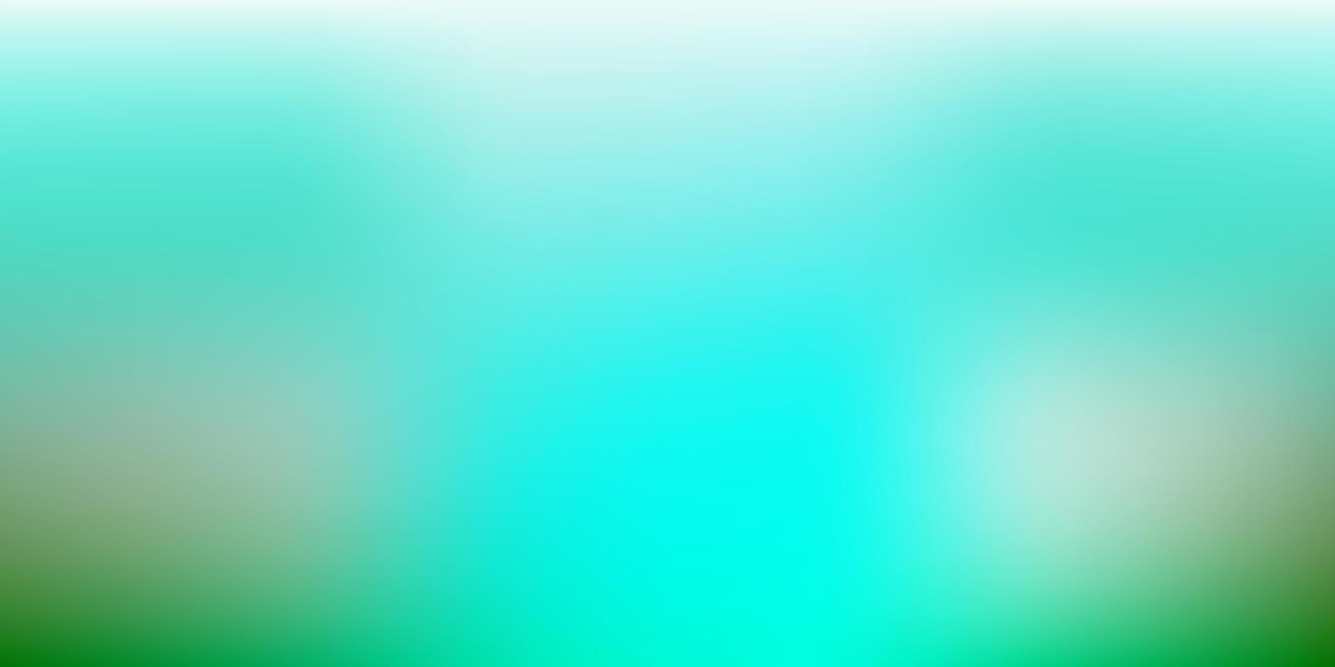 Light Green vector gradient blur pattern.