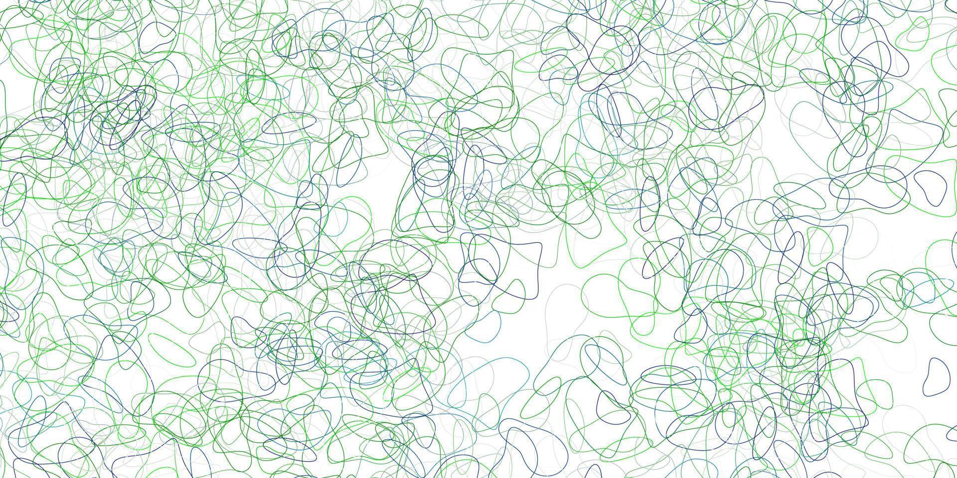 Light green vector backdrop with chaotic shapes.