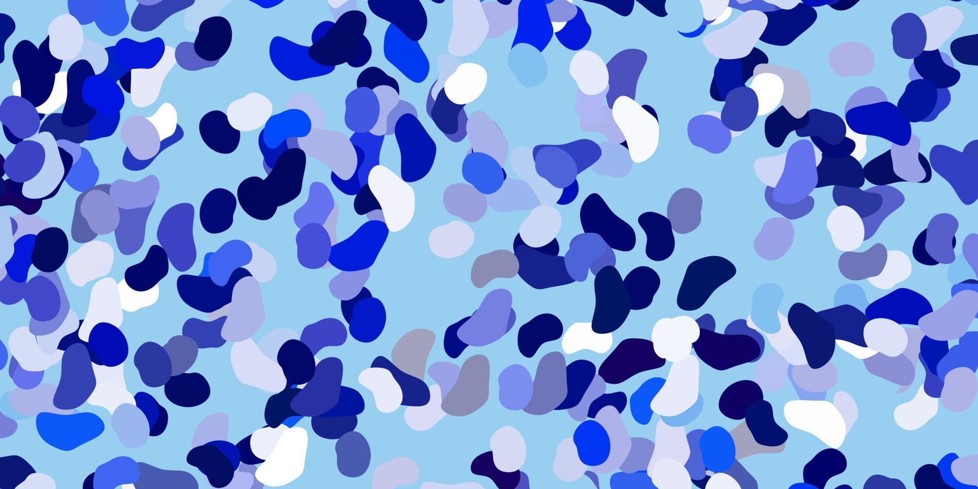 Light blue vector background with random forms.