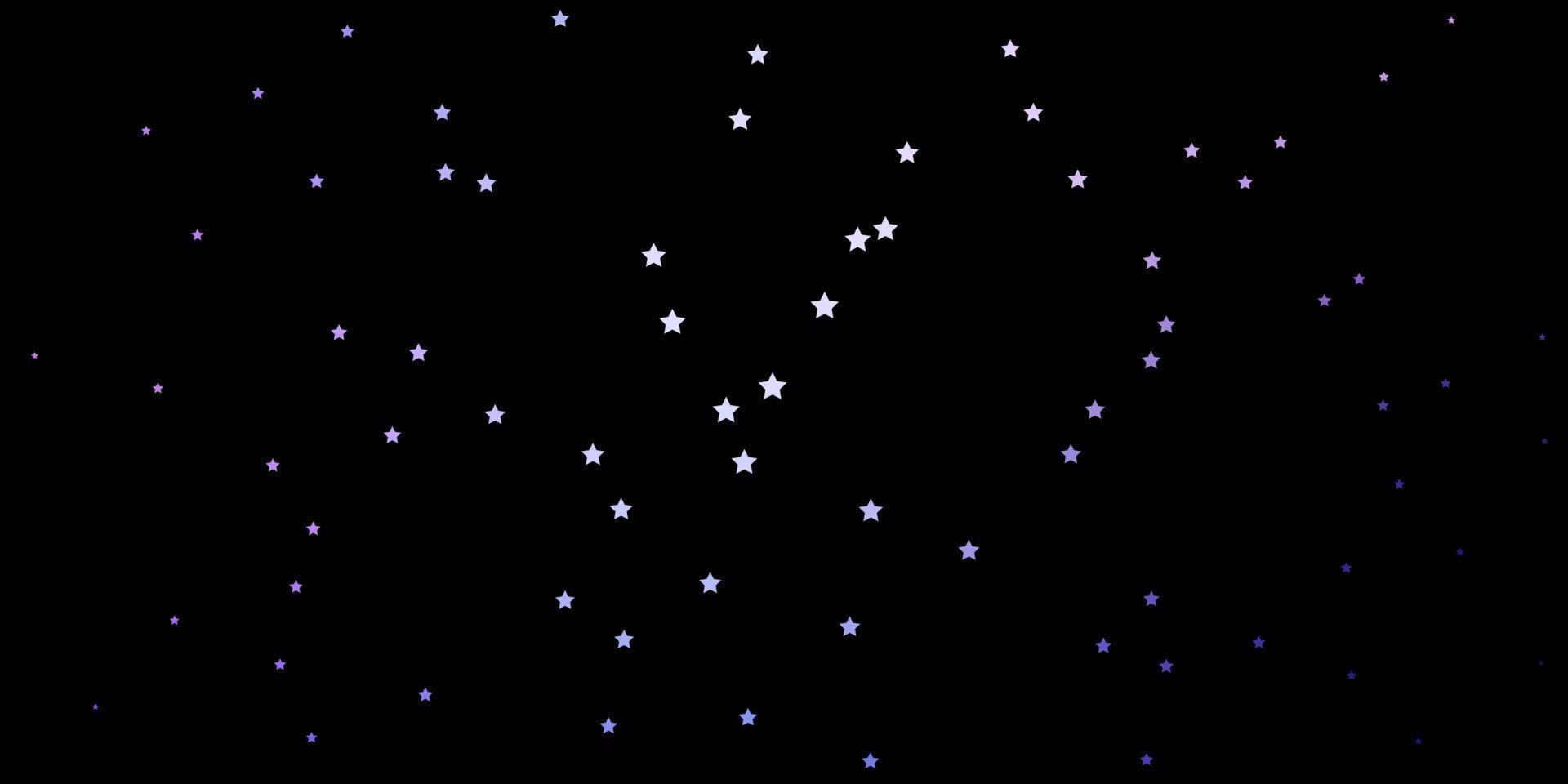 patrón de vector de color rosa oscuro, azul con estrellas abstractas.