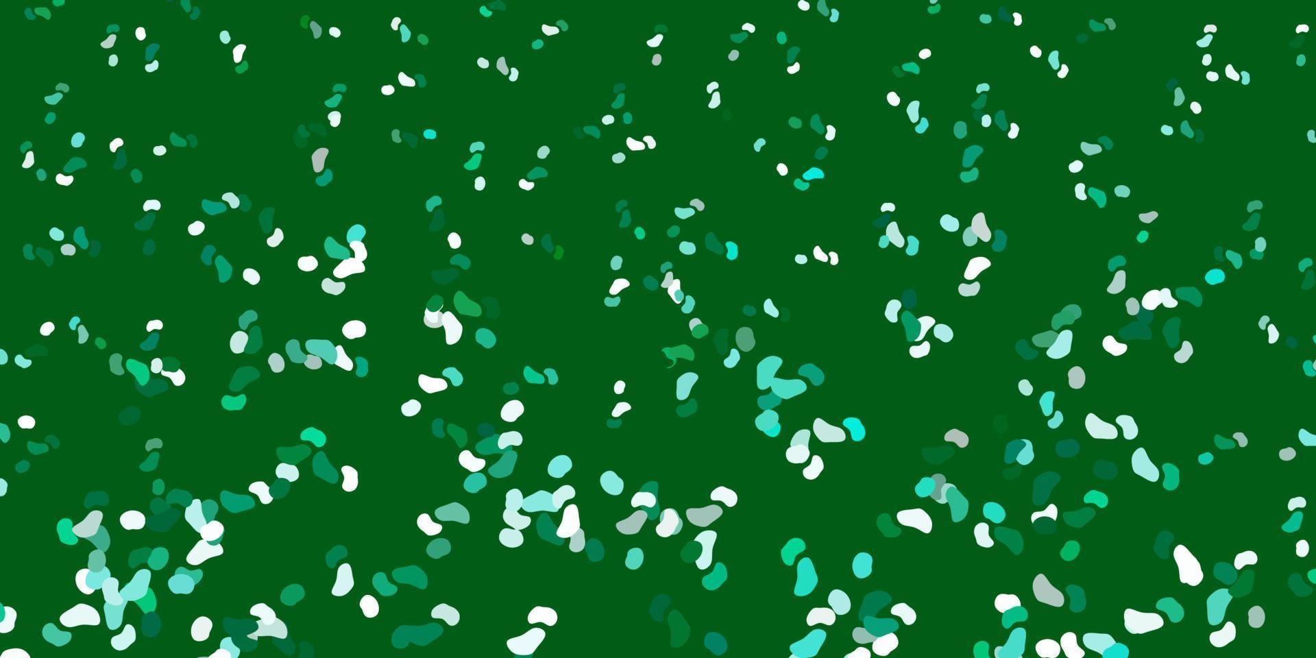 Light green vector backdrop with chaotic shapes.