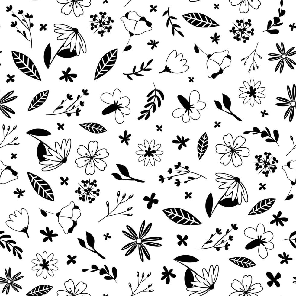 Seamless Pattern Flower vector