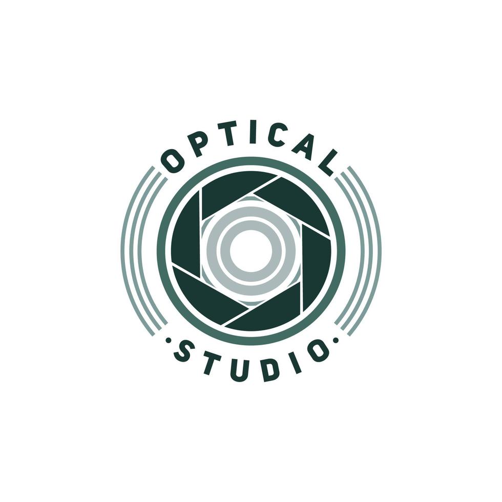 Camera Lens Logo With Initial O Design Inspiration vector