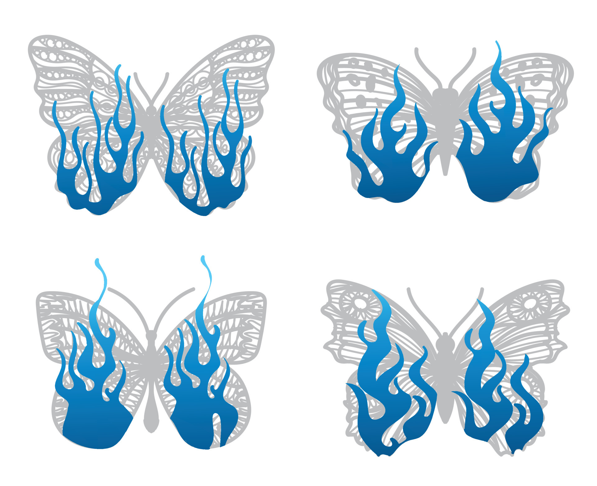 Long Lasting Temporary Tattoos by EasyTatt  Tagged Butterfly