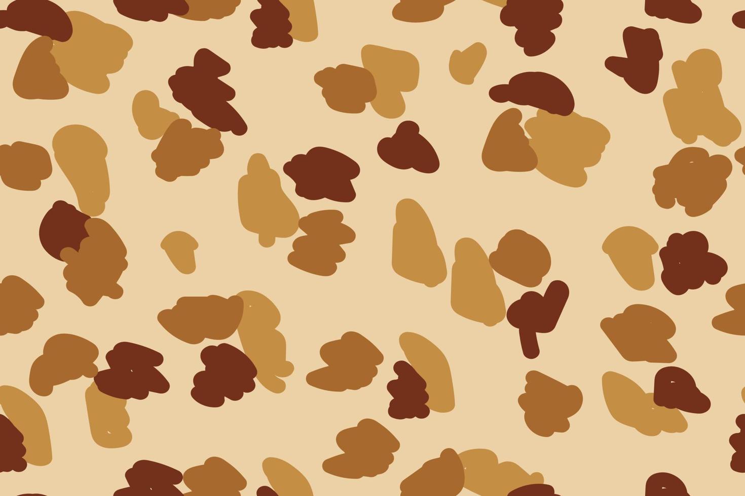 Minimalist seamless pattern with leopard spot. Modern trendy design for print, cards, wallpaper. Vector repeat animal texture