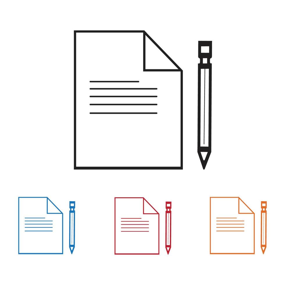 document vector icon