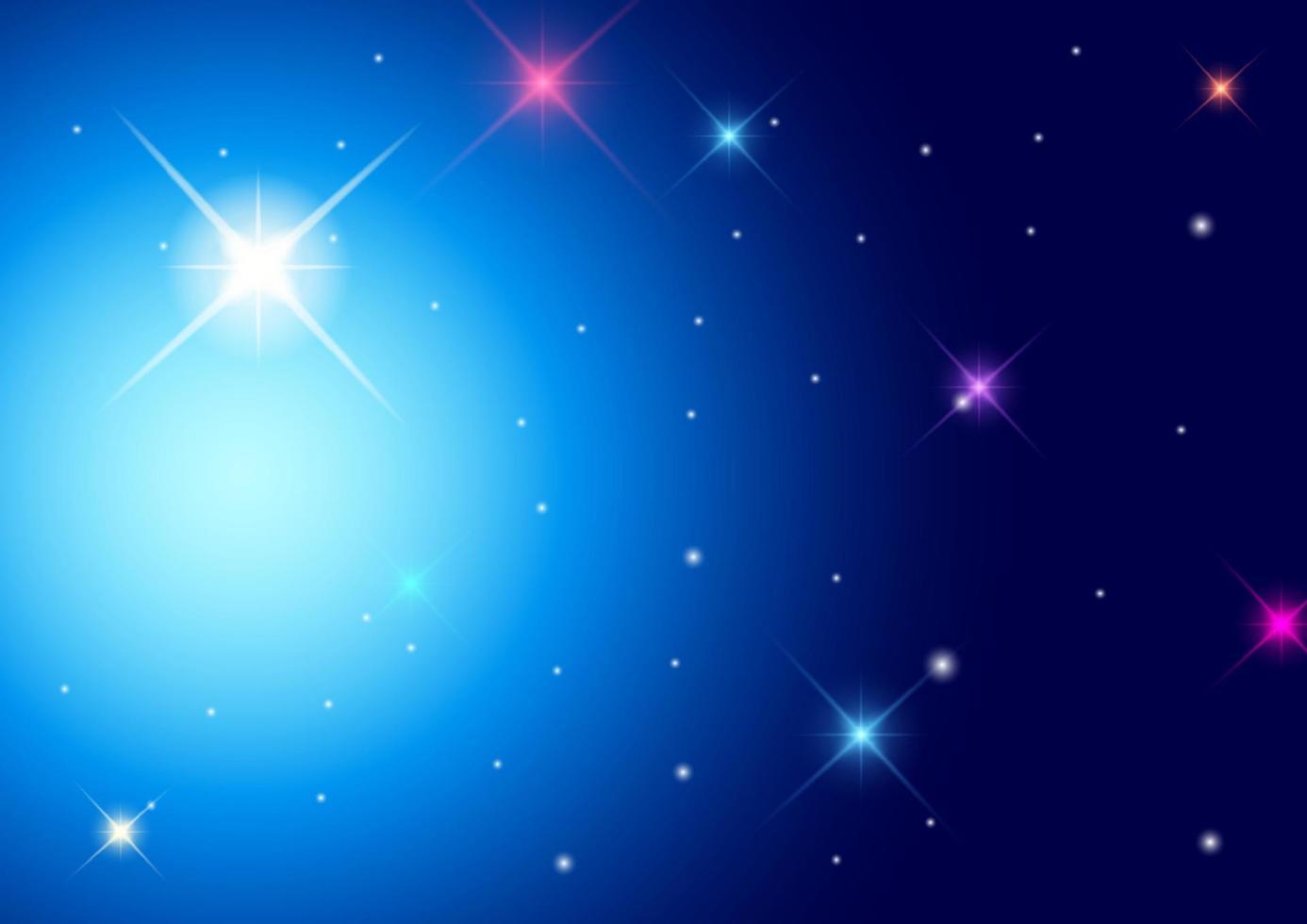 sky space with stars background vector,illustration vector