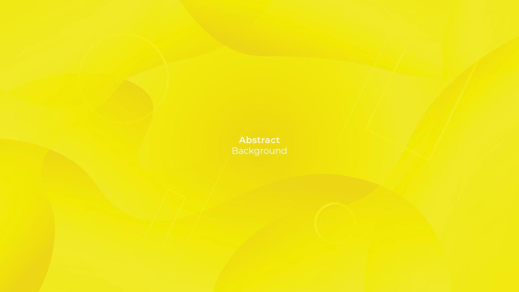 Yellow abstract liquid background composition Modern poster fluid vector