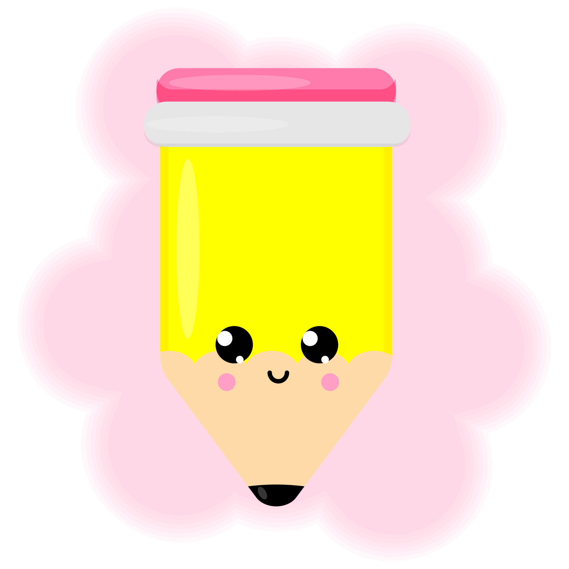 Pencil kawaii clearance