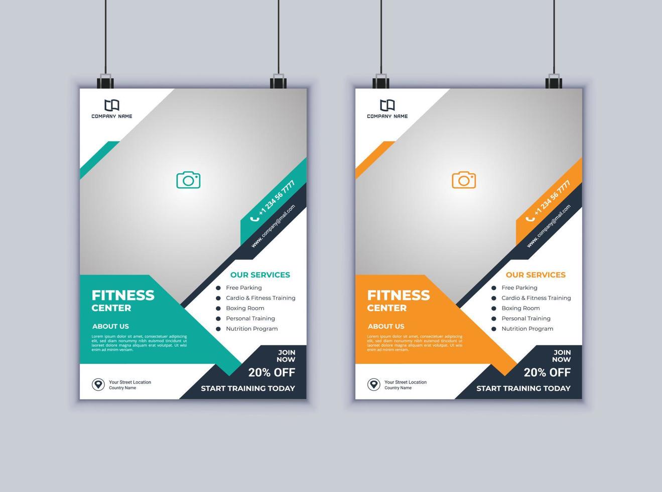 Business Flyer Design Vector Template Modern Layout Design Corporate Flyer Design