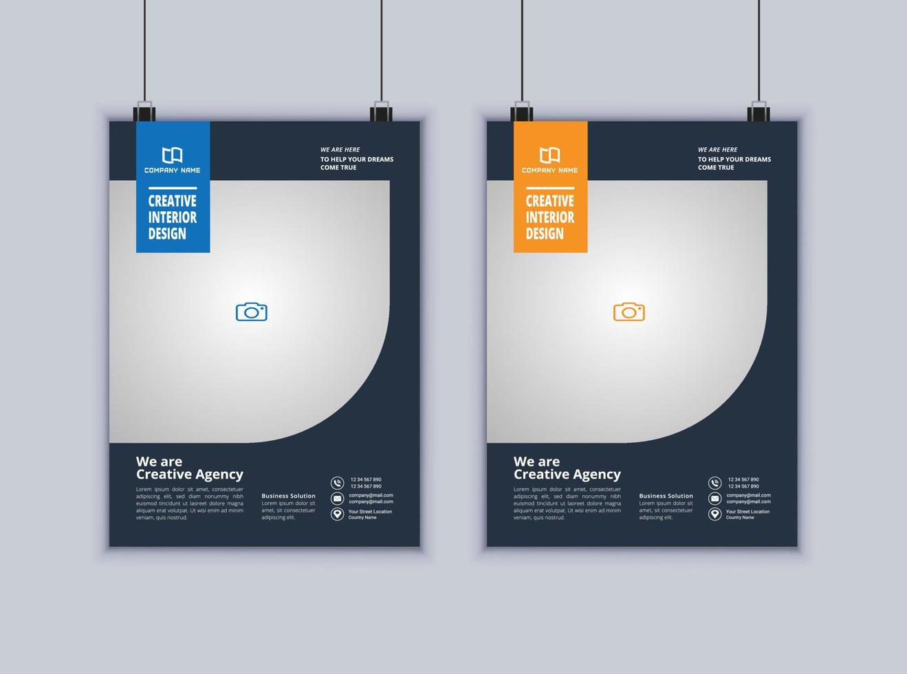 Business Flyer Design Vector Template Modern Layout Design Corporate Flyer Design