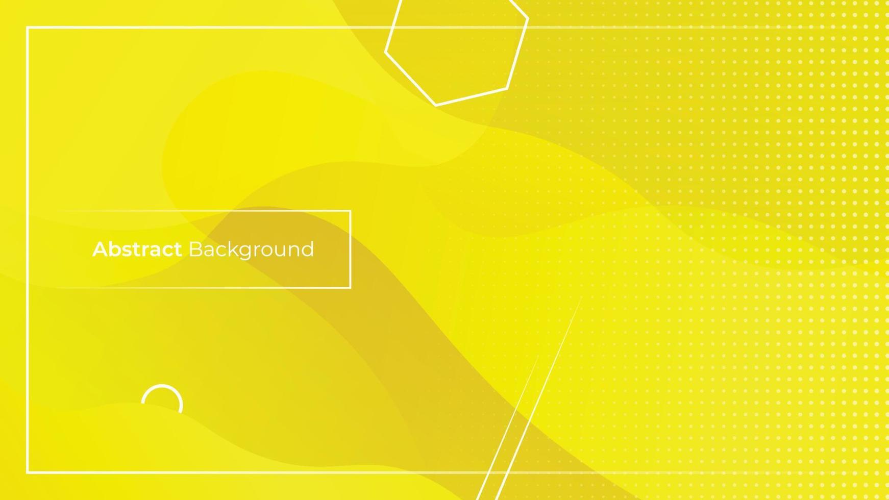 Yellow abstract background with composition of the blurred yellow lines vector