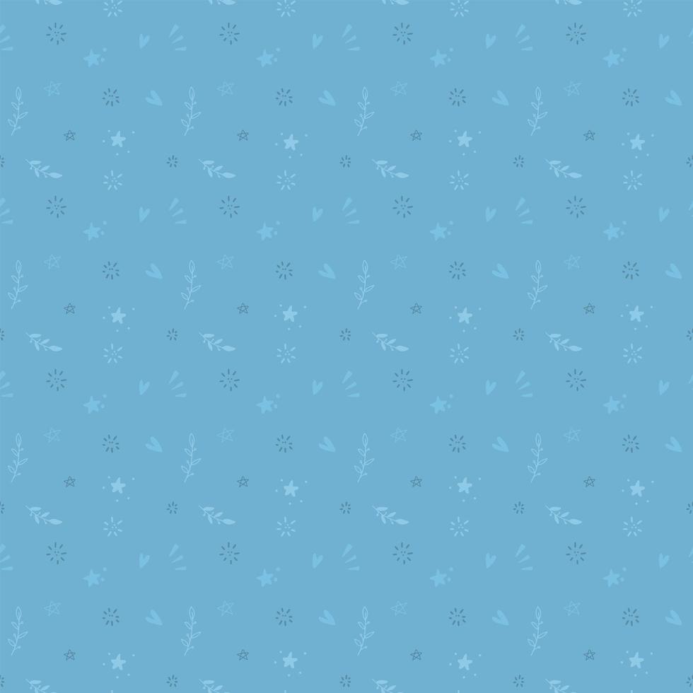 Doodle small seamless patterns. Flat Vector abstract backgrounds with natural elements, hearts, splash.